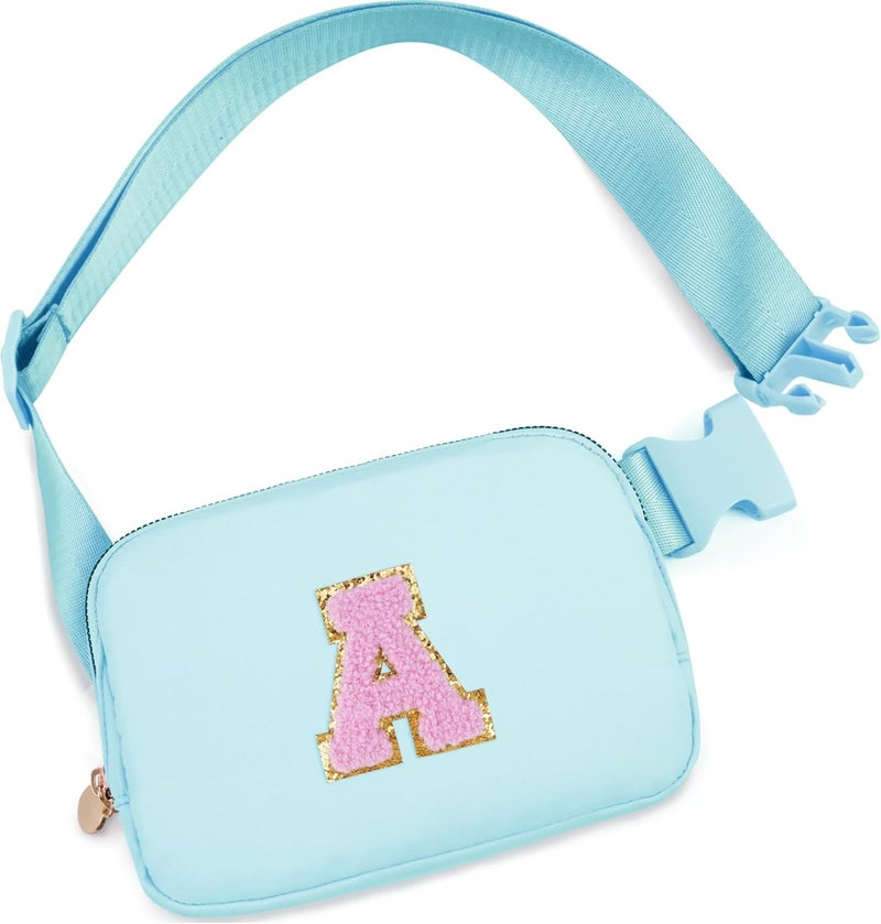 Uygafly Christmas Gifts for Teen Girls Kids - Birthday Gifts for Girls,Friendship Gifts for Women,Friend Birthday Gifts for Women - Fanny Pack Crossbody Bag Belt Bag Cute Trendy Stuff | Blue,A - Image 1